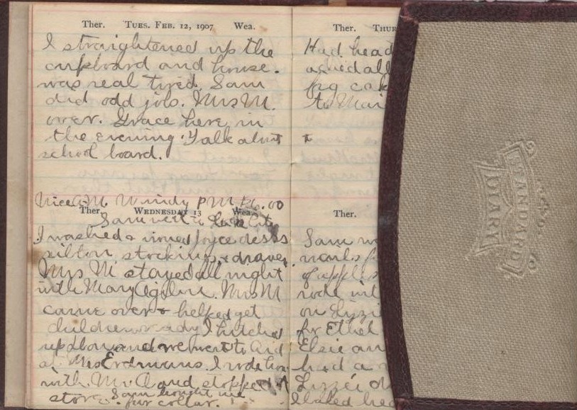  1907 Diary of Edna J. Gerrish