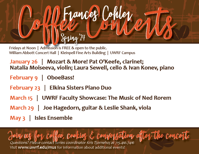 Spring 24 Coffee Concerts