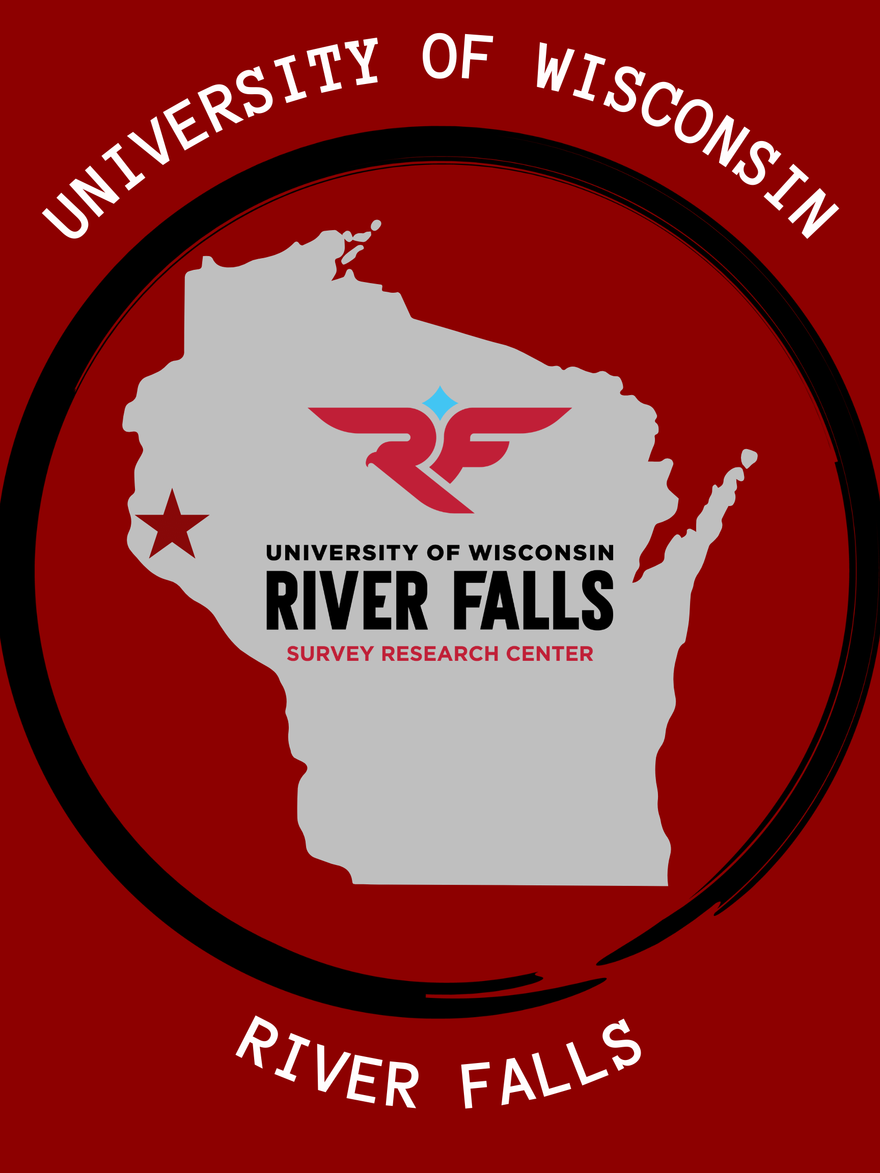 University River Falls Wi Poster