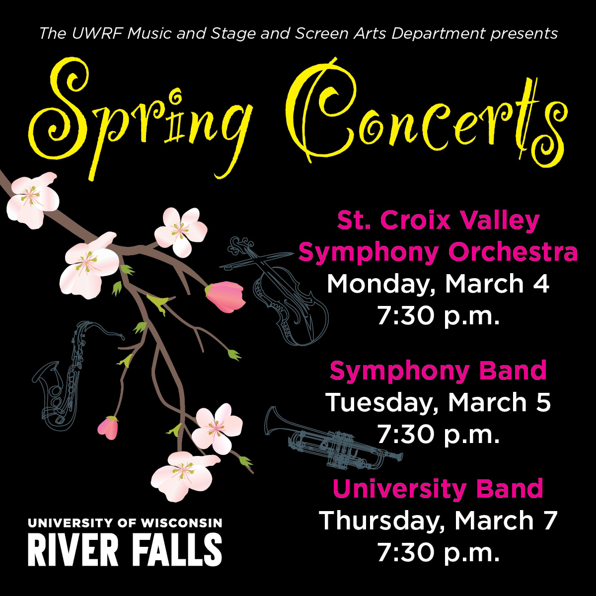 Events and Calendar University of Wisconsin River Falls